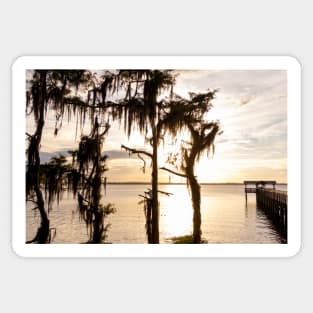 Florida Sunset - Jacksonville, St. John's River Sticker